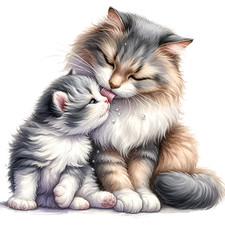 Adorable Maine Coon Cat Vinyl