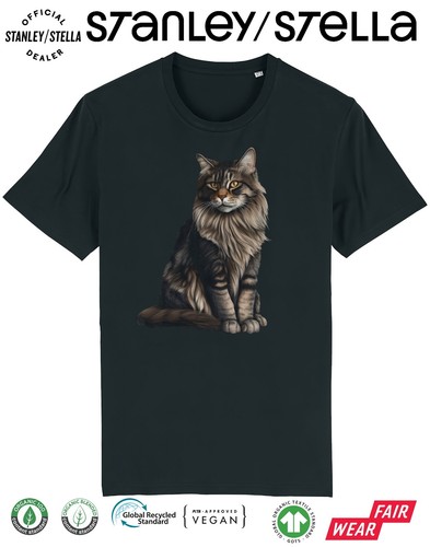Maine coon cat shirt - cat, mens