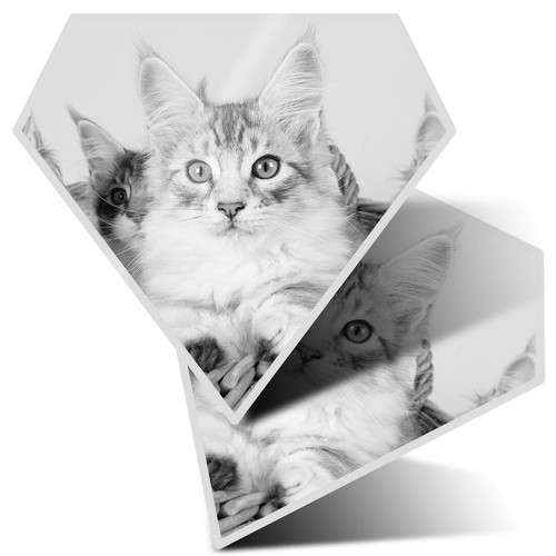 Diamond stickers cm bw - x,