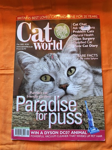 Vintage cat world magazine may - vintage,